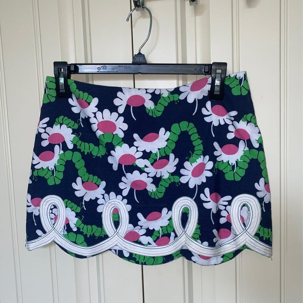 Lilly Pulitzer Flower Skirt size 0